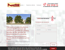 Tablet Screenshot of plasticosmicro.com